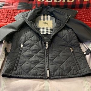 Burberry London Waterproof Rain Coat with detachable vest
